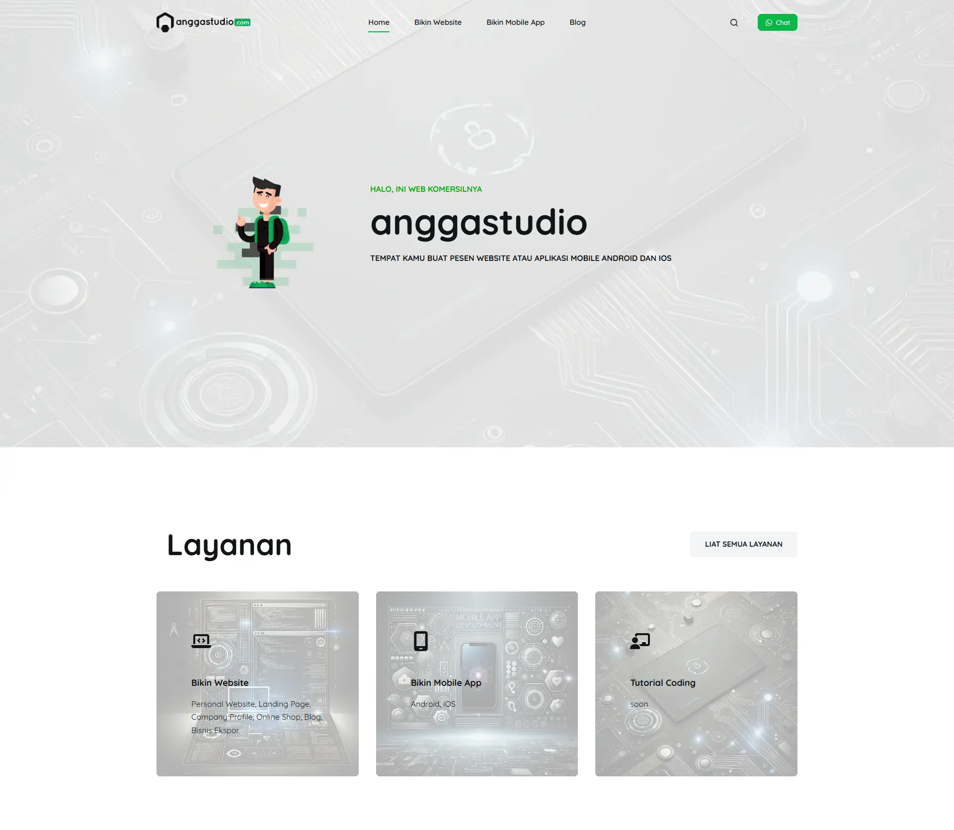 Tangkapan layar anggastudio.com